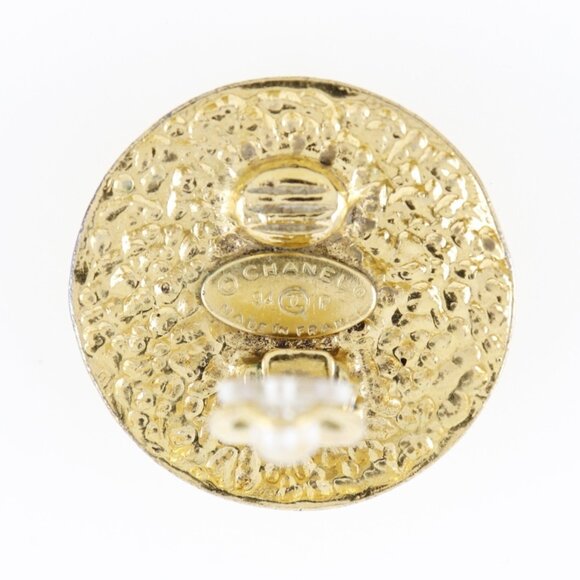 CHANEL Vintage Gold Earrings